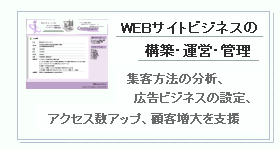 WEBサイトビジネスの構築・運営・管理